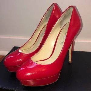 Red pumps closet staple